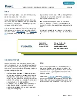 Предварительный просмотр 9 страницы Kasco LED3C11 Operation & Maintenance Manual