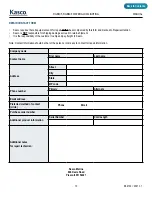 Preview for 13 page of Kasco RGB3C5 Operation & Maintenance Manual