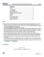 Предварительный просмотр 2 страницы Kasco WaterGlow LED3S19 Operation & Maintenance Manual