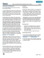Предварительный просмотр 7 страницы Kasco WaterGlow LED3S19 Operation & Maintenance Manual