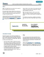 Предварительный просмотр 8 страницы Kasco WaterGlow LED3S19 Operation & Maintenance Manual