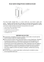 Kasia Switch Installation Manual preview