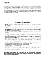 Предварительный просмотр 2 страницы Katadyn Survivor 06 Operating Instructions Manual