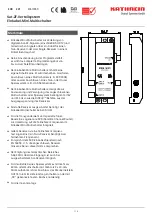 Kathrein EXR 221 Quick Start Manual preview