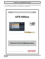 Предварительный просмотр 38 страницы Kathrein UFS 946/CI+ Operating Instructions Manual