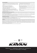 Preview for 4 page of Kavan OMPHOBBY 85A Instruction Manual