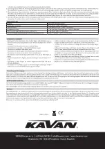 Preview for 12 page of Kavan OMPHOBBY 85A Instruction Manual