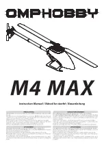 Kavan OMPHOBBY M4 MAX Instruction Manual предпросмотр