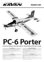 Kavan Pilatus PC-6 Porter Instruction Manual preview