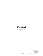 Предварительный просмотр 30 страницы Kawai CA18 Owner'S Manual