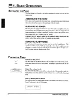 Предварительный просмотр 8 страницы Kawai CA970 Owner'S Manual