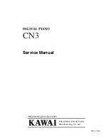 Предварительный просмотр 1 страницы Kawai CN3 Service Manual