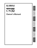 Kawai CN32 Owner'S Manual предпросмотр