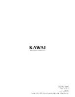 Preview for 68 page of Kawai CN32 Owner'S Manual