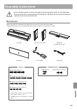 Предварительный просмотр 131 страницы Kawai CN39 Owner'S Manual