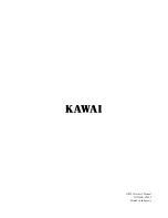 Preview for 22 page of Kawai DP100 Owner'S Manual