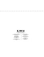 Предварительный просмотр 40 страницы Kawai DX800 Owner'S Manual