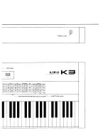 Preview for 3 page of Kawai K3 Owner'S Manual