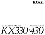 Kawai KX330 Owner'S Manual предпросмотр