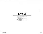 Предварительный просмотр 33 страницы Kawai KX330 Owner'S Manual