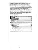 Предварительный просмотр 4 страницы Kawai MR170 Owner'S Manual