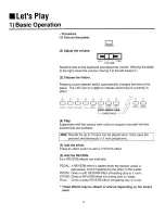 Preview for 8 page of Kawai MR370 Owner'S Manual