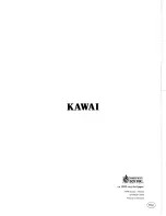 Preview for 70 page of Kawai Stage Piano MP8 Owner'S Manual