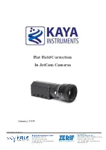 Preview for 1 page of Kaya Instruments JetCam Manual