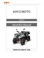 KAYO MOTO AU200 Assembly Manual preview