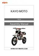 KAYO MOTO TD125 Assembly Manual preview