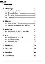 Preview for 14 page of Kayoba 025622 Operating Instructions Manual