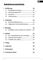 Preview for 41 page of Kayoba 025622 Operating Instructions Manual