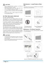 Предварительный просмотр 12 страницы Kaysun KAY-CF 26 DR9 Owners & Installation Manual