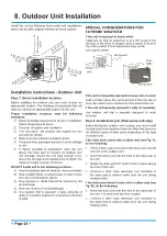 Предварительный просмотр 24 страницы Kaysun KAY-CF 26 DR9 Owners & Installation Manual