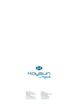 Preview for 60 page of Kaysun Mini Amazon KMF-180 DTR6 Owners And Installation Manual