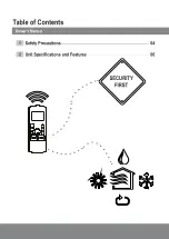 Предварительный просмотр 2 страницы Kaysun ONNIX AKAY-D 26 DR9 Owner'S Manual