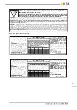 Preview for 5 page of KBL megaSun 5600 Operating And Maintenance