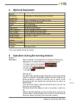 Preview for 9 page of KBL megaSun 5600 Operating And Maintenance