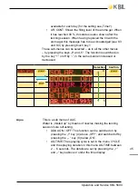 Preview for 45 page of KBL megaSun 5600 Operating And Maintenance