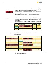 Preview for 49 page of KBL megaSun 5600 Operating And Maintenance