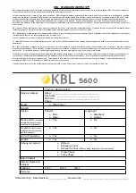 Предварительный просмотр 55 страницы KBL megaSun 5600 Operating And Maintenance