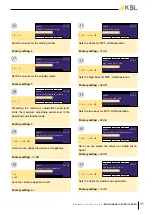 Preview for 57 page of KBL megaSun 6700 a business Assembly Instructions & Menu Settings