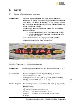 Preview for 39 page of KBL megaSun 7900 Operating Instructions Manual