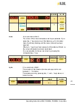 Preview for 45 page of KBL megaSun 7900 Operating Instructions Manual