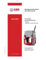 KBR 18S Operating Instructions And Assembly Manual preview