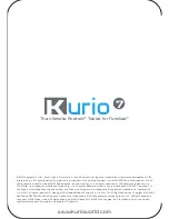 Предварительный просмотр 8 страницы KD interactive Kurio 7 Quick Start Manual