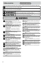 Preview for 2 page of KDK K15YC Operating And Installation Instructions