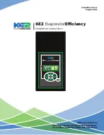 Предварительный просмотр 1 страницы KE2 Therm Solutions Evaporator Efficiency Installation Instructions Manual