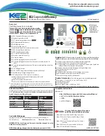 Preview for 1 page of KE2 Evaporator Efficiency Condensed Quick Start Manual