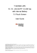 Keatec Energy T SERIES User Manual preview